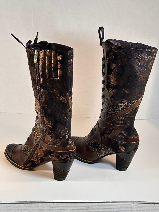 Women's size 6.5 Glamour Boots tall - Picture 8 of 16